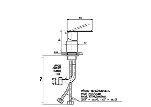 Смеситель для ванны Rav-Slezak LOIRA LR568.5 купить в интернет-магазине сантехники Sanbest