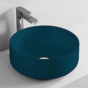 Раковина накладная Artceram Cognac 42 COL001 42 00 Petrolio купить в интернет-магазине Sanbest