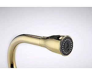 Смеситель для кухни Paulmark Lange La214212-G золото купить в интернет-магазине сантехники Sanbest