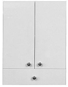 Шкаф подвесной Loranto Моника CS00049709 60/1 белый для ванной в интернет-магазине сантехники Sanbest