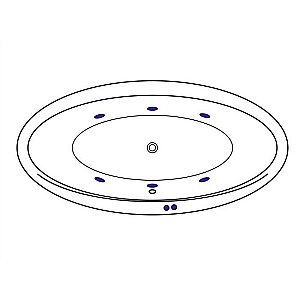Ванна акриловая EXCELLENT Lumina SOFT WAEX.LUM19.SOFT.GL 190x95 белая с гидромассажем купить в интернет-магазине Sanbest