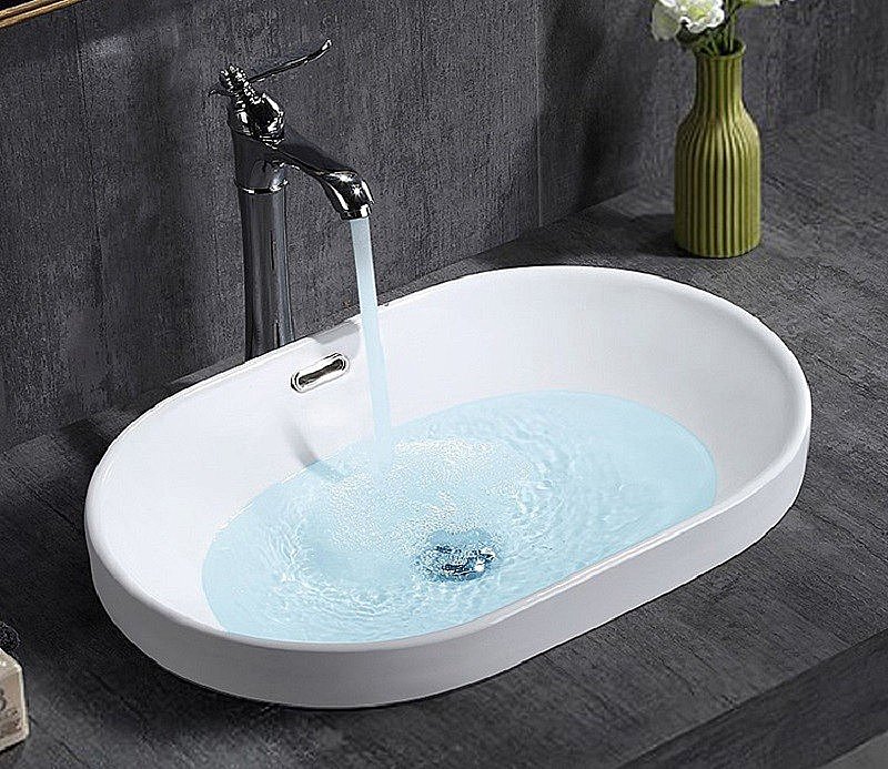 Раковина Ceramalux N 60 5006С белая купить в интернет-магазине Sanbest