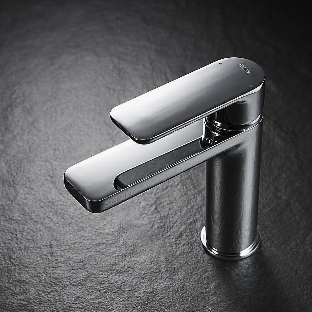 Смеситель для раковины Black&White Universe U6320 купить в интернет-магазине сантехники Sanbest