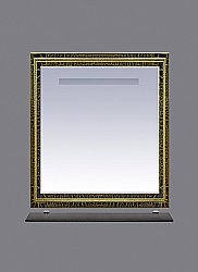 Зеркало Misty Fresko 75x94 краколет черный патина в ванную от интернет-магазине сантехники Sanbest