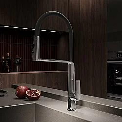 Смеситель для кухни Vincea VKF-118CH хром купить в интернет-магазине сантехники Sanbest
