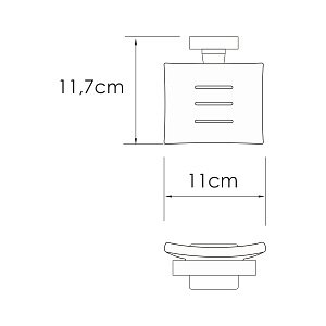 Мыльница WasserKRAFT Rhin K-8729 купить в интернет-магазине сантехники Sanbest