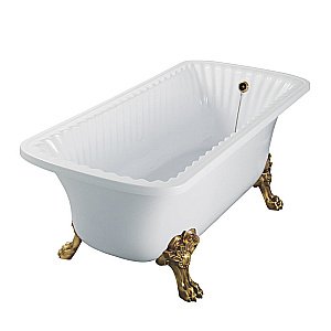 Ванна Migliore Olivia на лапах MIGLIORE 24628 174х83 белая,бронза купить в интернет-магазине Sanbest