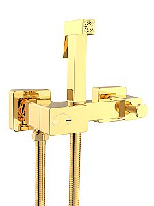 Гигиенический душ со смесителем WeltWasser HIGI Q02 GL золото купить в интернет-магазине сантехники Sanbest