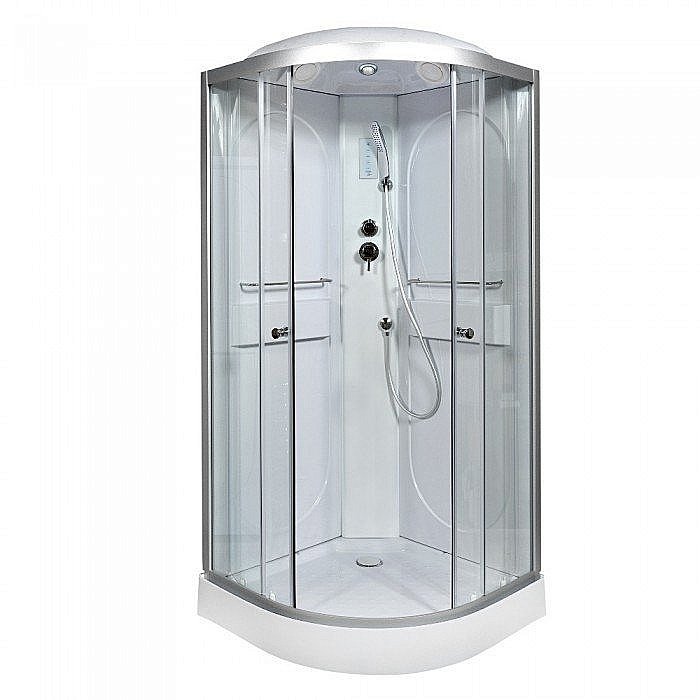 Душевая кабина DTO L 601 98689 100x100 с электрикой купить в интернет-магазине Sanbest