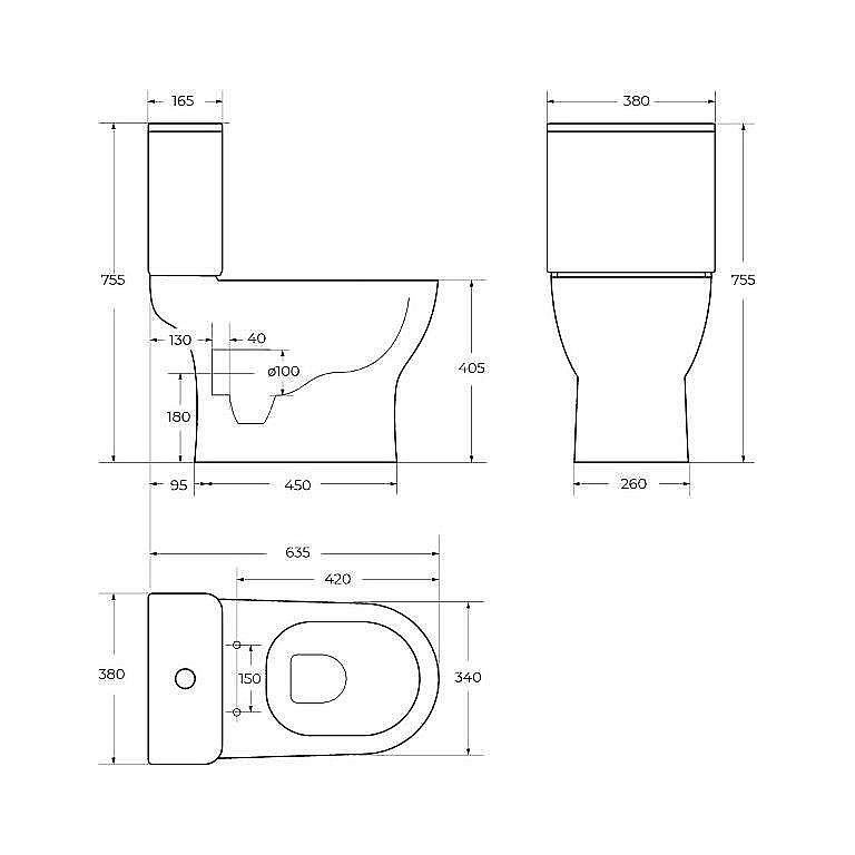 Унитаз-компакт BelBagno STEAM  безободковый с бачком купить в интернет-магазине Sanbest