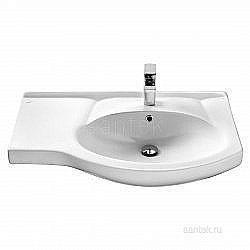 Раковина мебельная Santek Коралл 1WH110225 левая купить в интернет-магазине сантехники Sanbest
