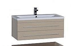 Тумба под раковину Aquanet Нота 100 лайт светлый дуб купить в интернет-магазине сантехники Sanbest