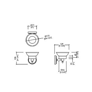 Мыльница Devon&Devon Dorothy DOR401BR бронза купить в интернет-магазине сантехники Sanbest