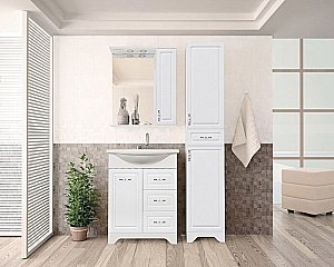 Тумба с раковиной Style Line Олеандр-2 65 3 ящика для ванной в интернет-магазине Sanbest