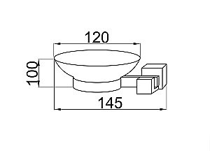 Мыльница Boheme Venturo 10303 купить в интернет-магазине сантехники Sanbest