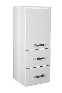 Полупенал подвесной MIXLINE СТИВ 536806 34 белый для ванной в интернет-магазине сантехники Sanbest