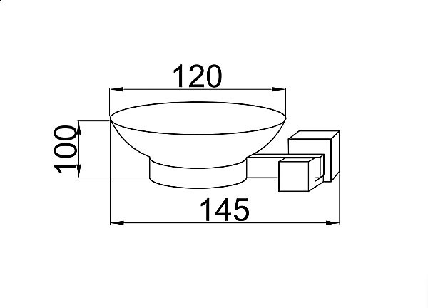 Мыльница Boheme Venturo 10303 купить в интернет-магазине сантехники Sanbest