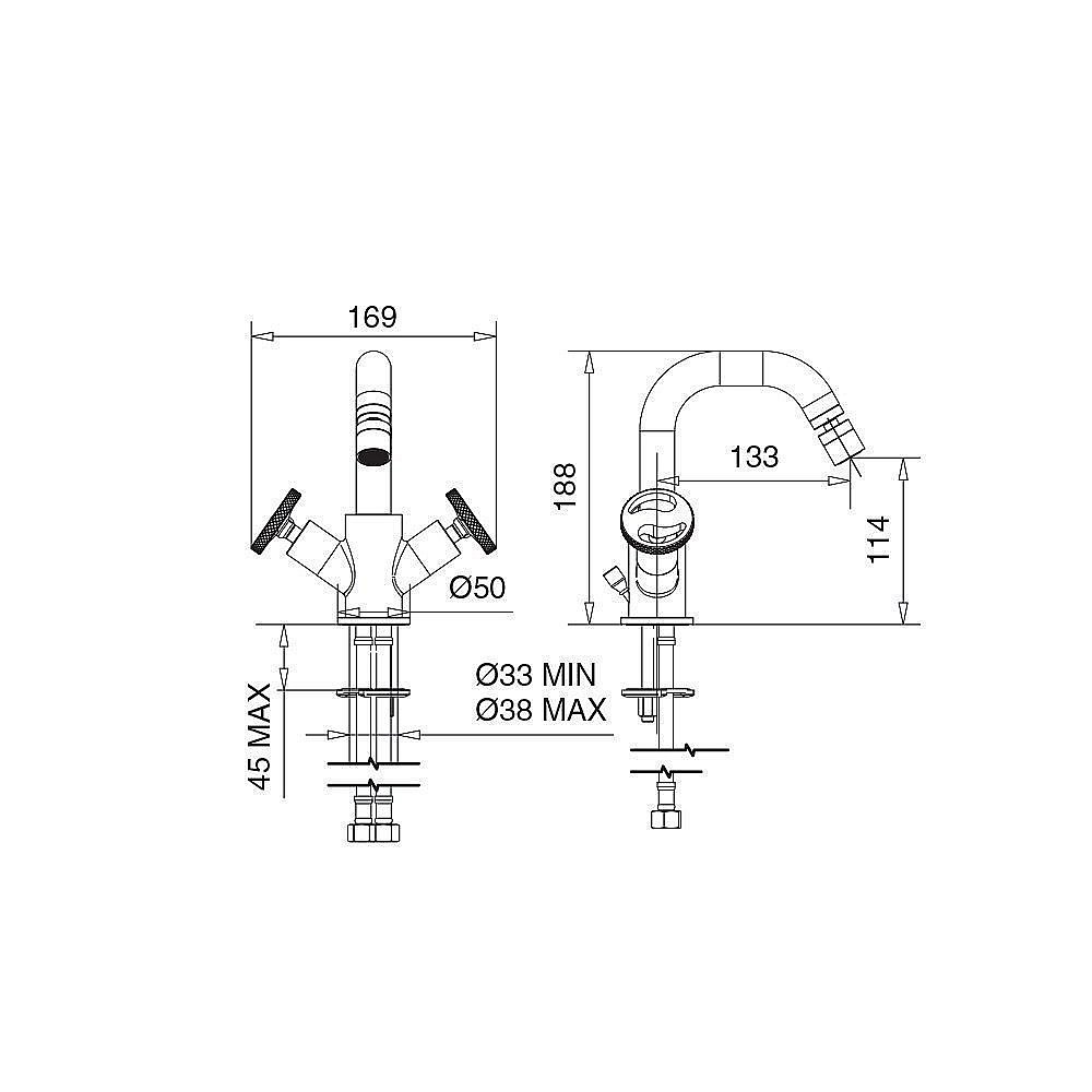 Смеситель для биде Migliore Reversa 28203 золото купить в интернет-магазине сантехники Sanbest