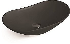 Раковина накладная SantiLine 60,5 SL-1025МВ черная матовая купить в интернет-магазине Sanbest