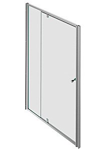 Душевая дверь Jacob Delafon SERENITY E14P120-GA 120 профиль хром/стекло прозрачное купить в интернет-магазине Sanbest