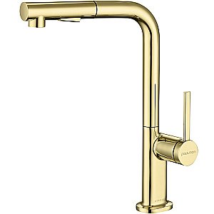 Смеситель для кухни Paulmark Neo Ne214419-G золото купить в интернет-магазине сантехники Sanbest