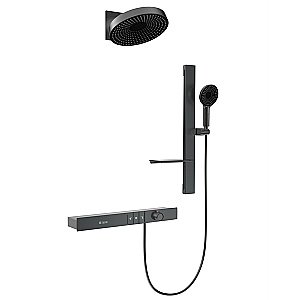 Душевая система Black&White Gravity GH9025NGM оружейная сталь купить в интернет-магазине сантехники Sanbest