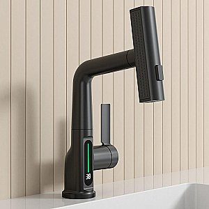 Смеситель для раковины Black&white Sky Day SD3027B черный матовый купить в интернет-магазине сантехники Sanbest