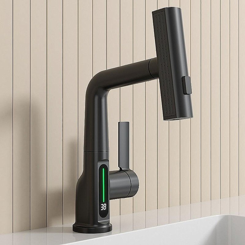 Смеситель для раковины Black&white Sky Day SD3027B черный матовый купить в интернет-магазине сантехники Sanbest