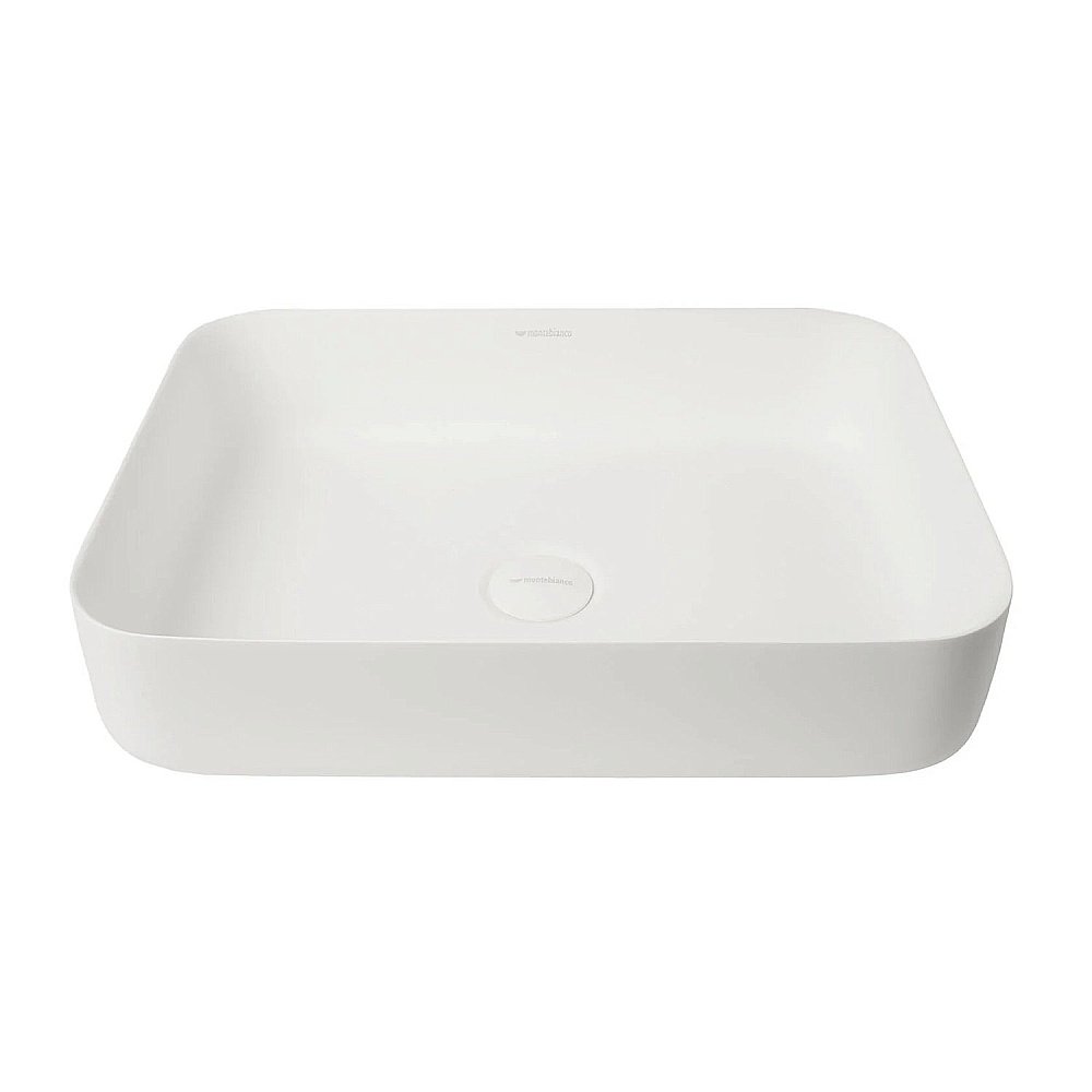 Раковина накладная Montebianco LORETO LUNGO 12017 белая матовая купить в интернет-магазине Sanbest