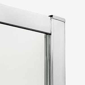 Душевой уголок NEW TRENDY NEW CORRINA D-0089A/D-0078B 100x80 стекло прозрачное/профиль хром купить в интернет-магазине Sanbest