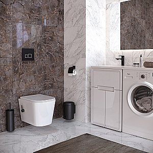 Унитаз подвесной Taliente Correto CR25200+Smnero безободковый, функция биде, с крышкой микролифт, белый купить в интернет-магазине Sanbest