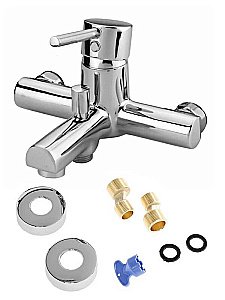 Смеситель для ванны Agger Zest A0710000 хром купить в интернет-магазине сантехники Sanbest