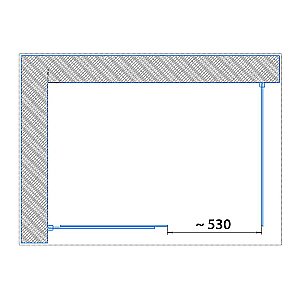 Душевой уголок PAINI Dax-R 84YO12080 120х80 стекло прозрачное/профиль черный купить в интернет-магазине Sanbest