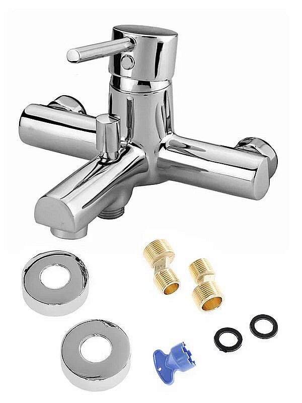 Смеситель для ванны Agger Zest A0710000 хром купить в интернет-магазине сантехники Sanbest