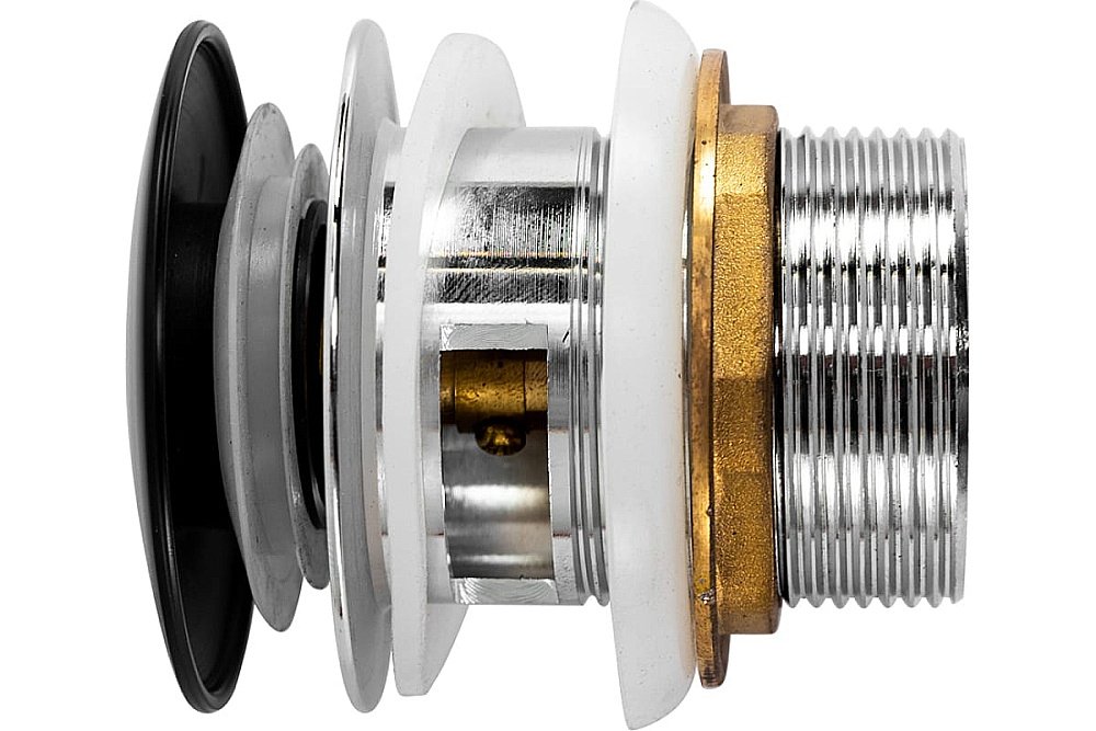 Донный клапан Art&Max AM-DR-BL черный матовый купить в интернет-магазине сантехники Sanbest