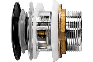 Донный клапан Art&Max AM-DR-BL черный матовый купить в интернет-магазине сантехники Sanbest