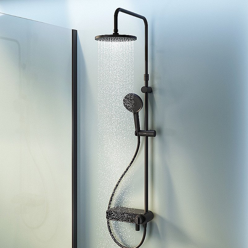Душевая система AM.PM X-Joy F0785A722 черная купить в интернет-магазине сантехники Sanbest
