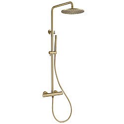 Душевая система Abber Wasser Kreis AF8160GL золото матовое купить в интернет-магазине сантехники Sanbest