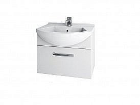 Тумба под раковину Dreja Alfa 55 белая купить в интернет-магазине сантехники Sanbest