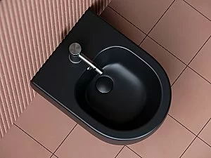 Биде подвесное Ceramica Nova PLAY CN3002MB черное купить в интернет-магазине Sanbest