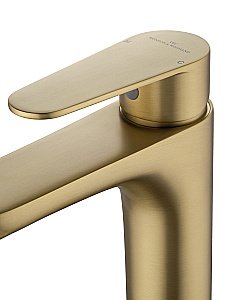 Смеситель для раковины WONZON & WOGHAND ALFA WW-A40202-BG золото брашированное купить в интернет-магазине сантехники Sanbest