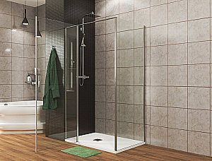 Душевой уголок Allen Brau Priority 90x90 Хром купить в интернет-магазине Sanbest