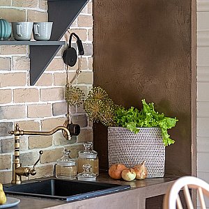 Смеситель для кухни PAINI Duomo 88F3572KM бронза купить в интернет-магазине сантехники Sanbest