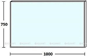 Зеркало De Aqua Сильвер 261682 100 медь в ванную от интернет-магазине сантехники Sanbest