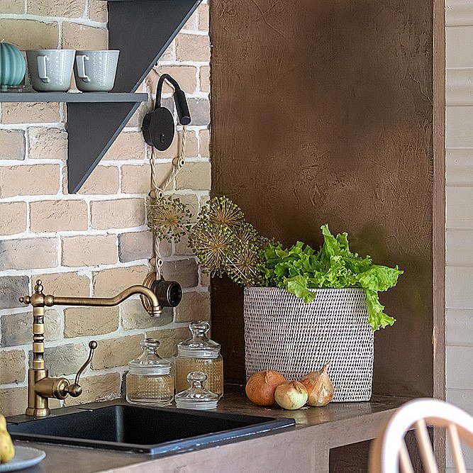 Смеситель для кухни PAINI Duomo 88F3572KM бронза купить в интернет-магазине сантехники Sanbest