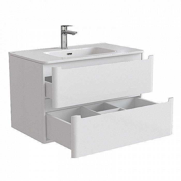 Тумба с раковиной IDDIS Edifice EDI80W0i95K 80 белая для ванной в интернет-магазине Sanbest