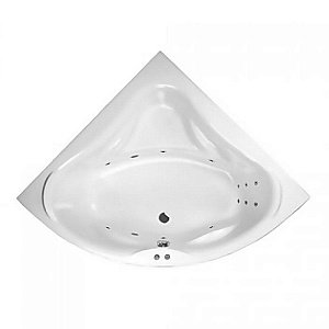 Ванна акриловая EXCELLENT Konsul LINE WAEX.KON15.LINE.CR 150x150 белая с гидромассажем купить в интернет-магазине Sanbest