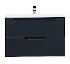 Тумба с раковиной BelBagno VITTORIA 2C SO 90 Grigio Opaco для ванной в интернет-магазине Sanbest