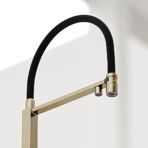 Смеситель для кухни Sancos Moro SC4006BG брашированное золото купить в интернет-магазине сантехники Sanbest