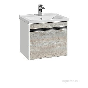 Тумба с раковиной Акватон Капри 60 бетон пайн для ванной в интернет-магазине Sanbest